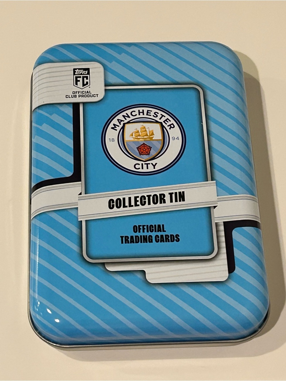 Manchester City Blue Collector Tin - Empty